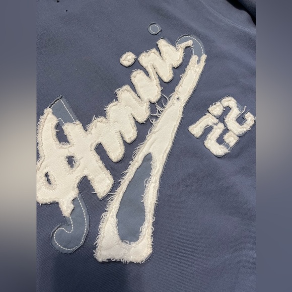 Mike Amiri 22 Distressed Hoodie&Shorts Set - Picture 7 of 11